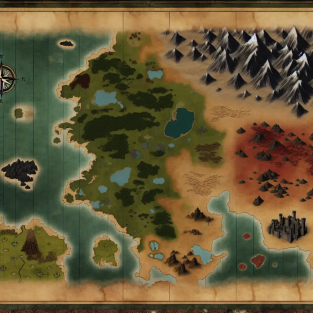Szczegółowa mapa świata Elden Ring